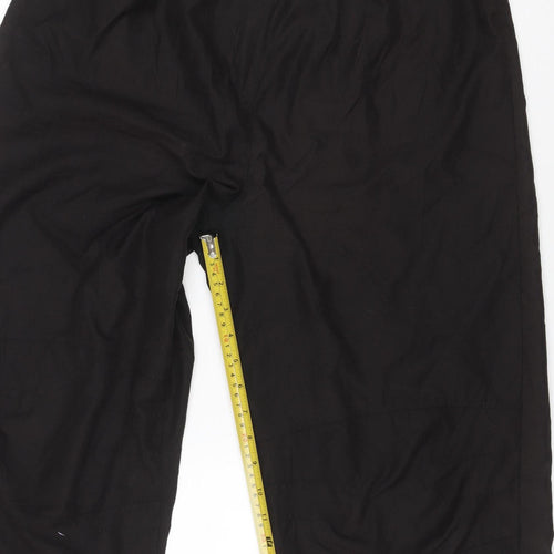Elam Women’s Black UK 18 Wide-Leg Drawstring Trousers