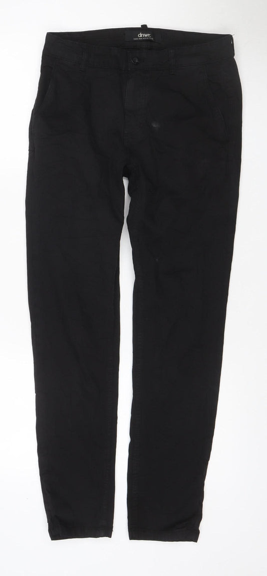 Zara Men Black 30 Slim Skinny Stretch Denim Jeans
