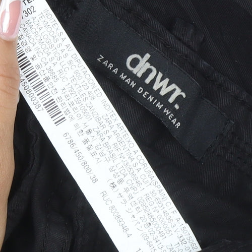 Zara Men Black 30 Slim Skinny Stretch Denim Jeans