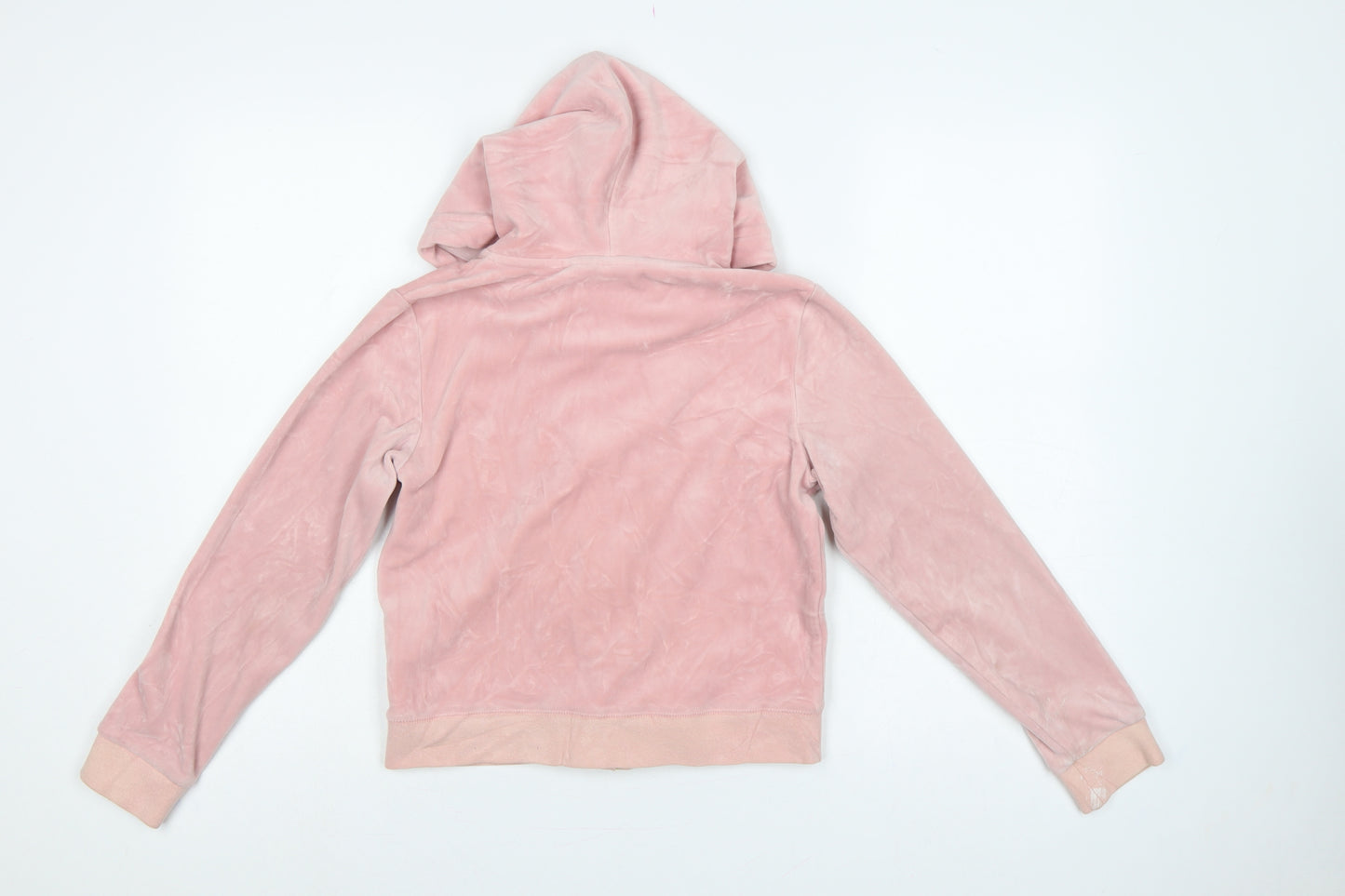 Juicy Couture Sport Women Pink S Velour Full Zip Hoodie
