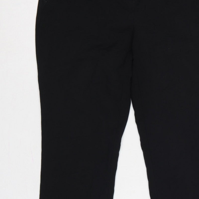 Next Women Black UK 8 Regular Skinny Smart Work Trousers