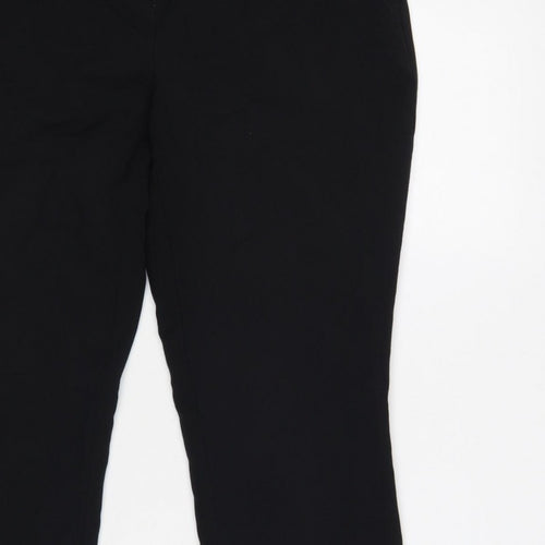 Next Women Black UK 8 Regular Skinny Smart Work Trousers