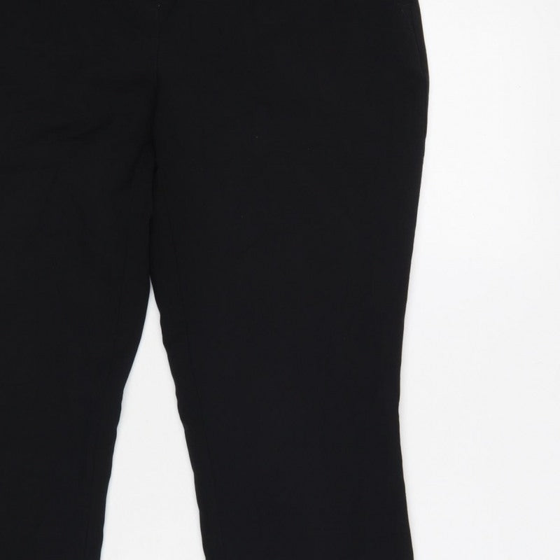 Next Women Black UK 8 Regular Skinny Smart Work Trousers