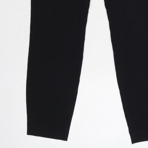 Next Women Black UK 8 Regular Skinny Smart Work Trousers