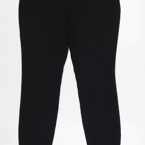 Next Women Black UK 8 Regular Skinny Smart Work Trousers