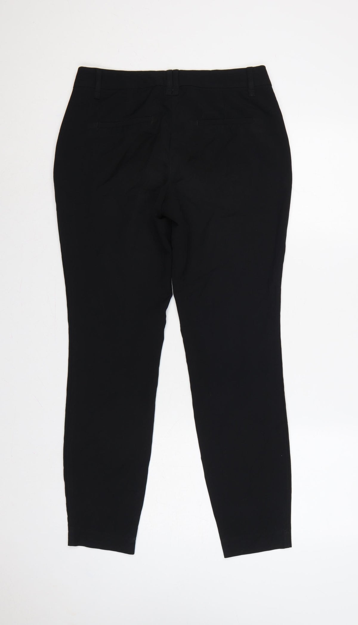Next Women Black UK 8 Regular Skinny Smart Work Trousers