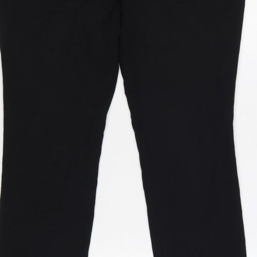 Next Women Black UK 8 Regular Skinny Smart Work Trousers