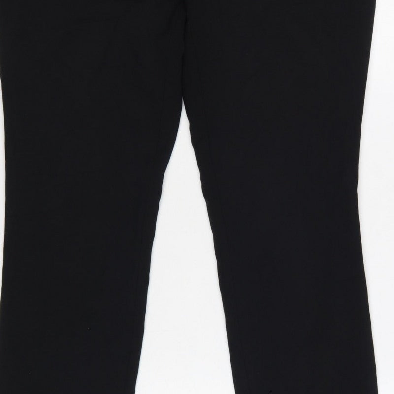 Next Women Black UK 8 Regular Skinny Smart Work Trousers