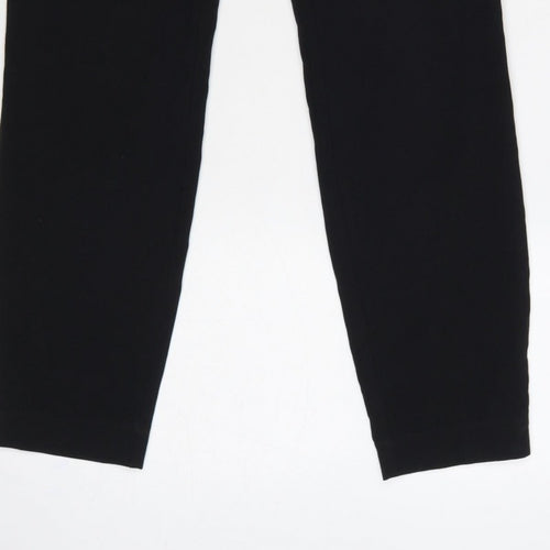Next Women Black UK 8 Regular Skinny Smart Work Trousers