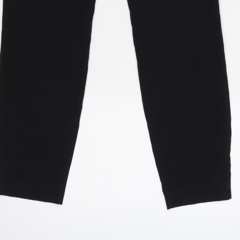 Next Women Black UK 8 Regular Skinny Smart Work Trousers