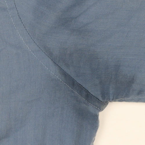 Next Men’s Blue M Slim Fit Button Down Long Sleeve Shirt