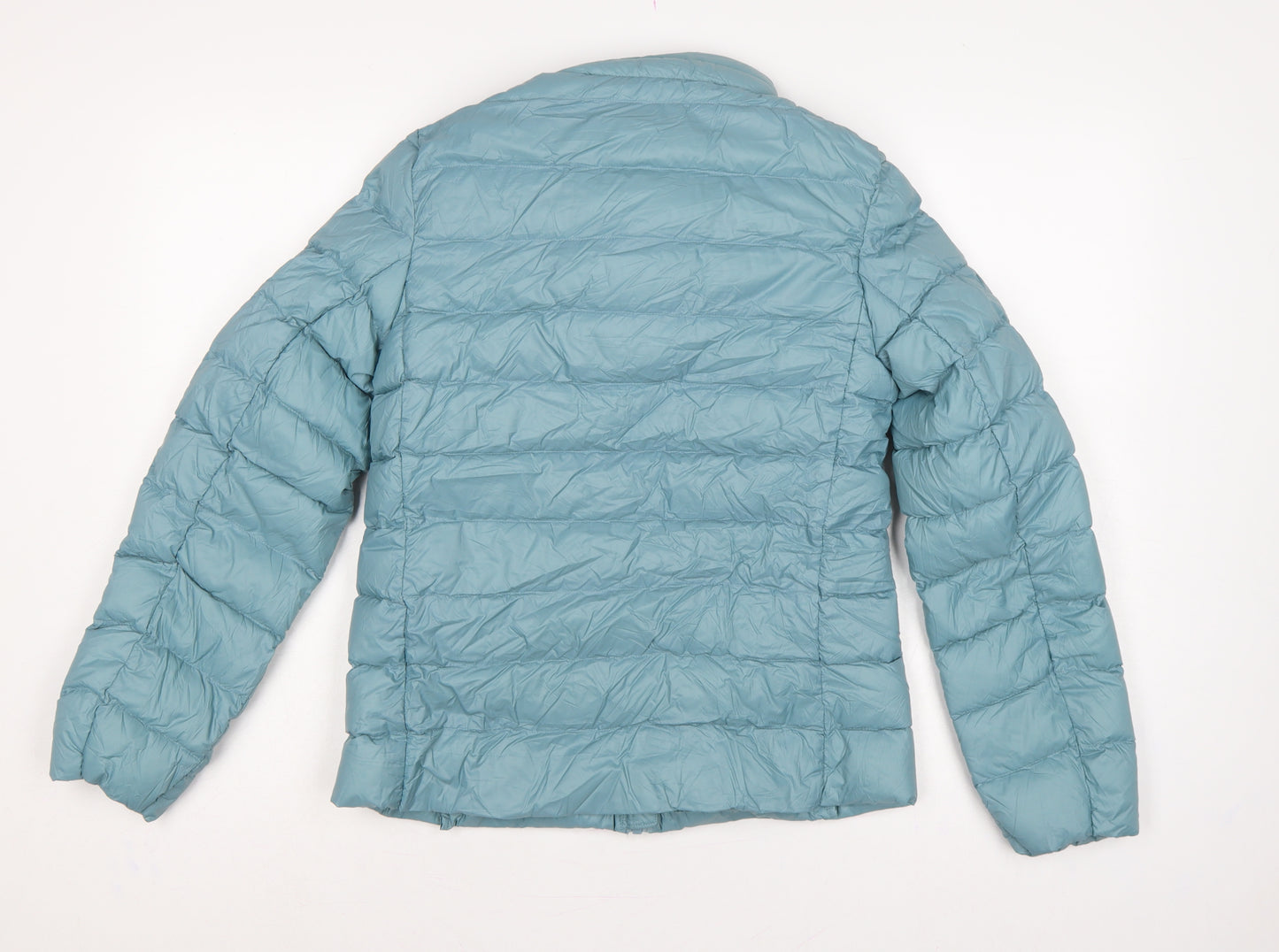 Marks and Spencer Women Blue UK 10 Puffer Jacket Down Stormwear