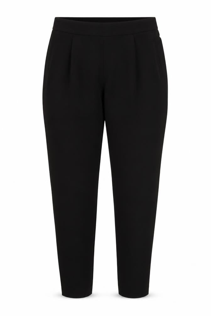 Wallis Women’s Black UK 14 Tapered Stretch Elastic Waist Trousers