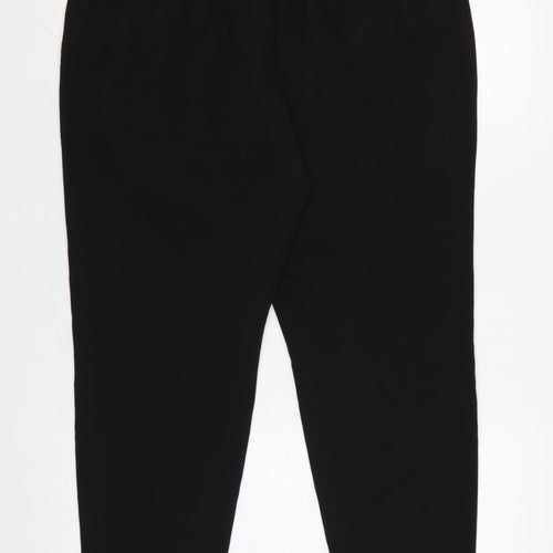 Wallis Women’s Black UK 14 Tapered Stretch Elastic Waist Trousers