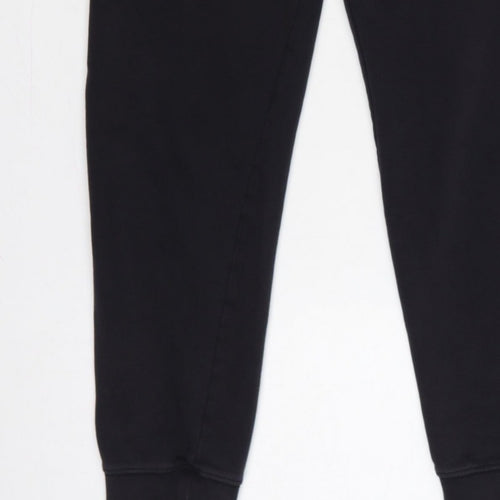 Champion Unisex Adults Black Small Logo Fleece Jogger Sweatpants