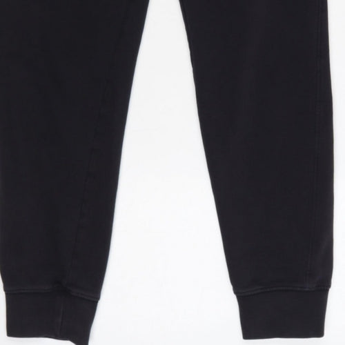 Champion Unisex Adults Black Small Logo Fleece Jogger Sweatpants