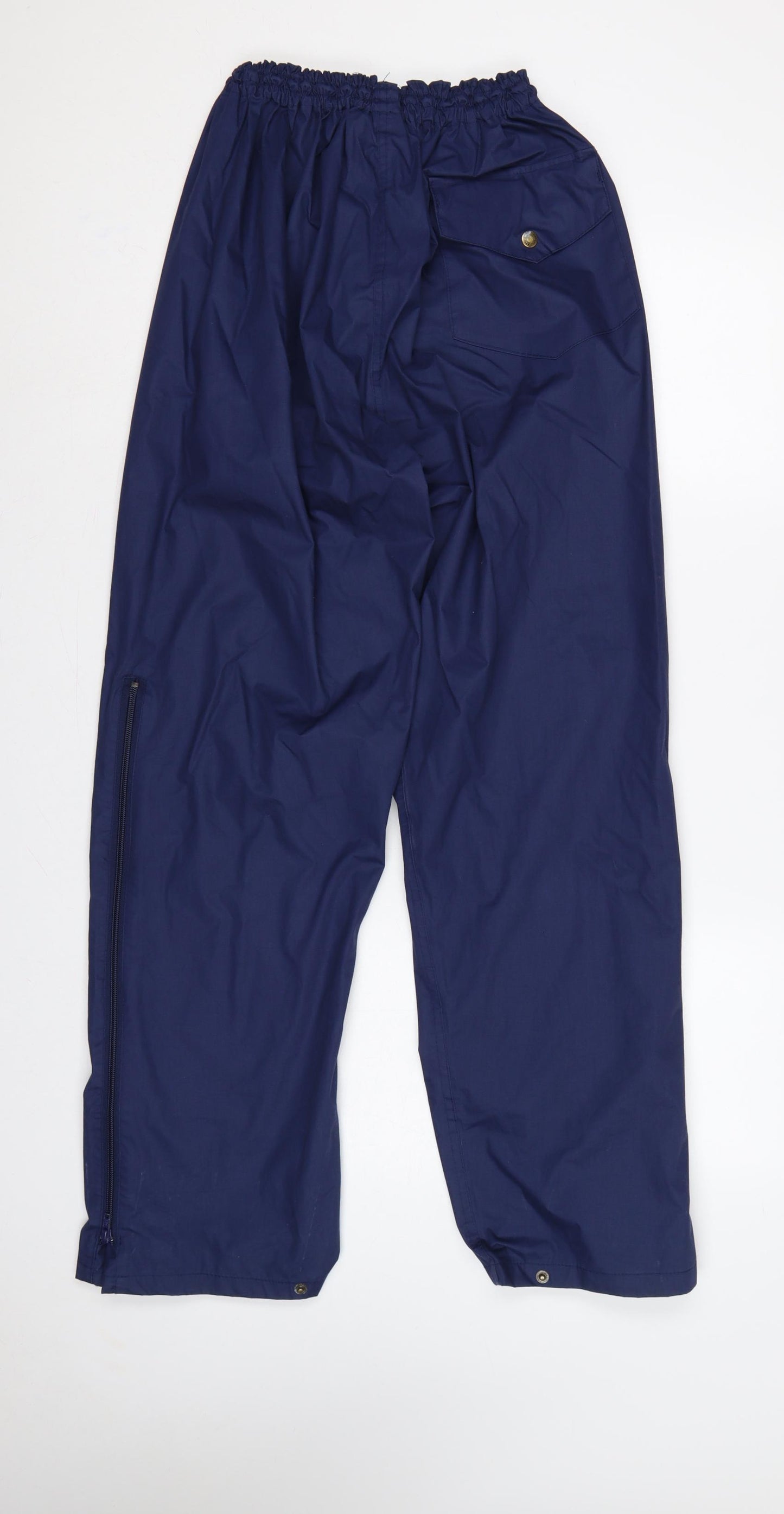 Regatta Men’s Blue M Waterproof Breathable Rain Trousers Drawstring