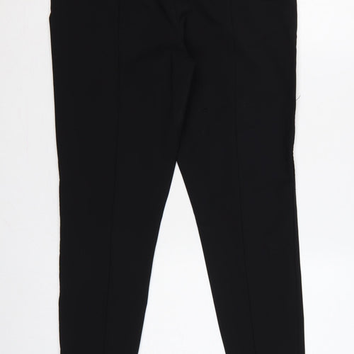 Autres Filles Women Black L High Rise Stretch Nylon Leggings