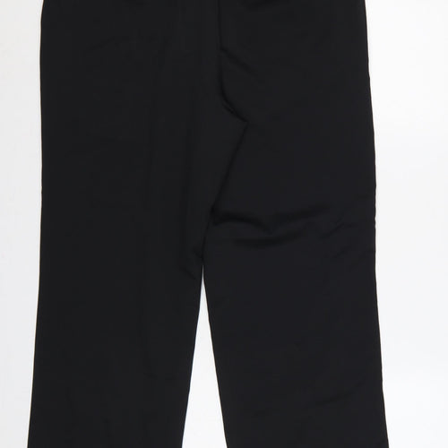 Adidas Men’s Black 36x30 Climalite Straight Dress Trousers
