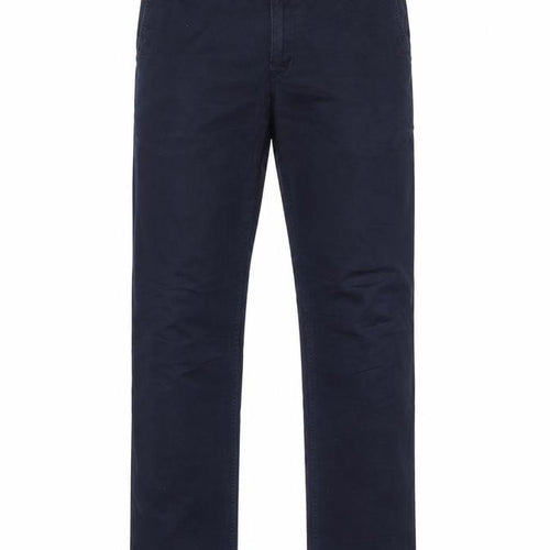Uniqlo Men's Navy 31x34 Cotton Straight Chino Trousers