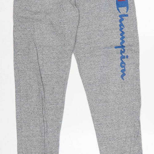 Champion Men’s Grey XS Jogger Sweatpants Logo Elastic Waist
