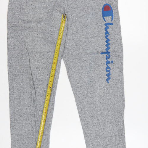 Champion Men’s Grey XS Jogger Sweatpants Logo Elastic Waist