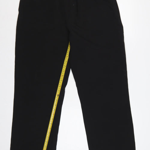 Compania Fantastica Women’s Black UK 12 Paperbag Wide-Leg Trousers