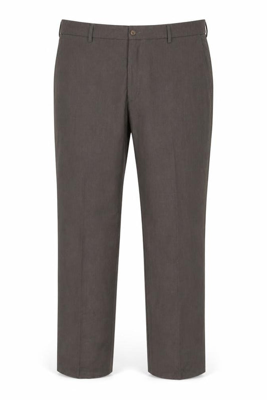 Farah Classic Men's Brown Size 42 L31 Straight Dress Trousers