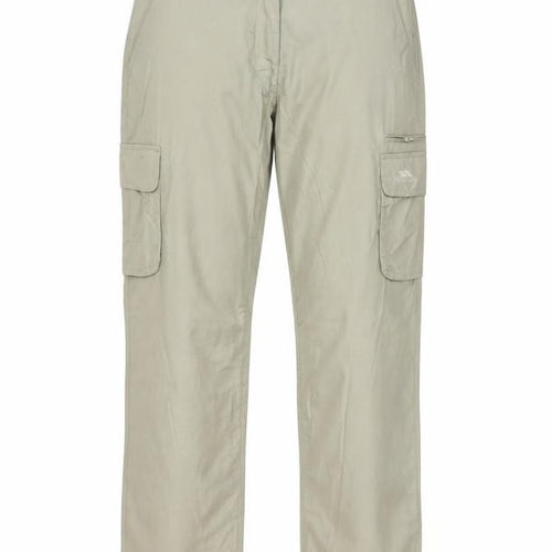 Trespass Men’s Beige S Cargo Trousers Straight Leg Multi Pocket