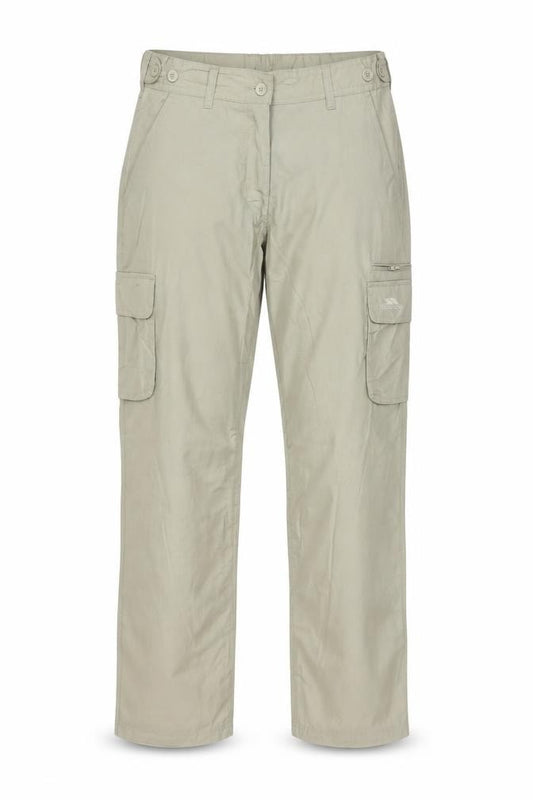 Trespass Men’s Beige S Cargo Trousers Straight Leg Multi Pocket