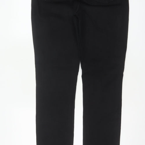 NYDJ Women’s Black UK 14 High Rise Skinny Rhinestone Jeans