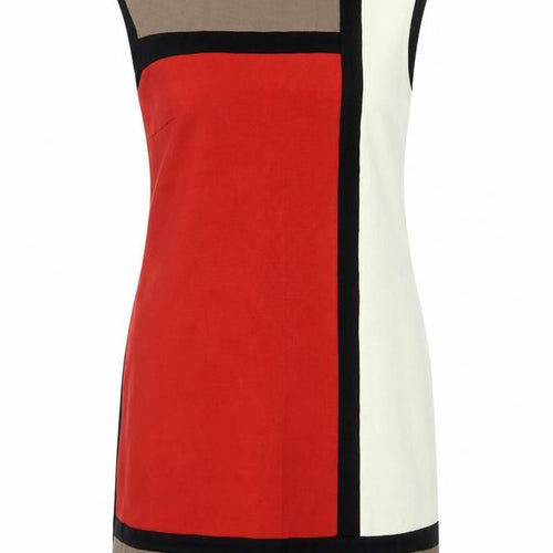 Roman Women Multicoloured UK 14 Sheath Knee Length Colourblock Dress