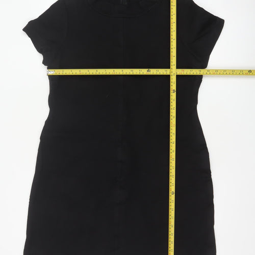 More & More Women Black UK 12 Sheath Knee Length Stretch Dress