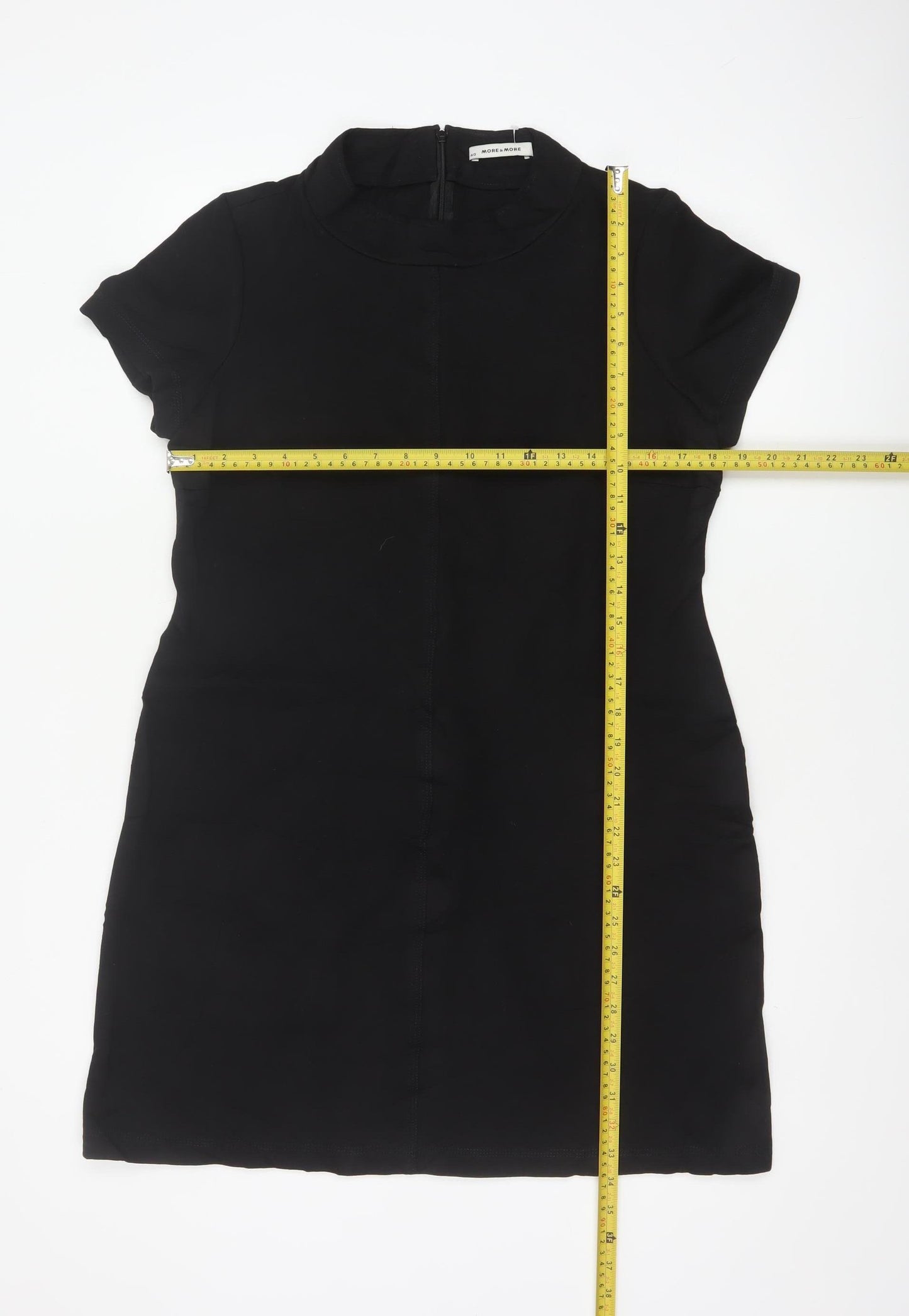 More & More Women Black UK 12 Sheath Knee Length Stretch Dress