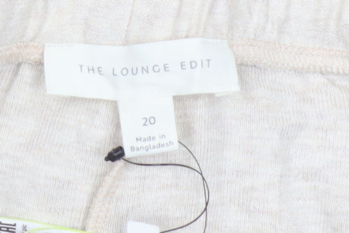 Marks & Spencer Women’s Beige Size 20 Lounge Edit Flexifit Trousers