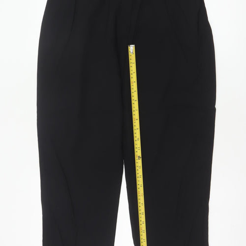Marks & Spencer Women’s Black UK 16 Long Straight Tailored Trousers