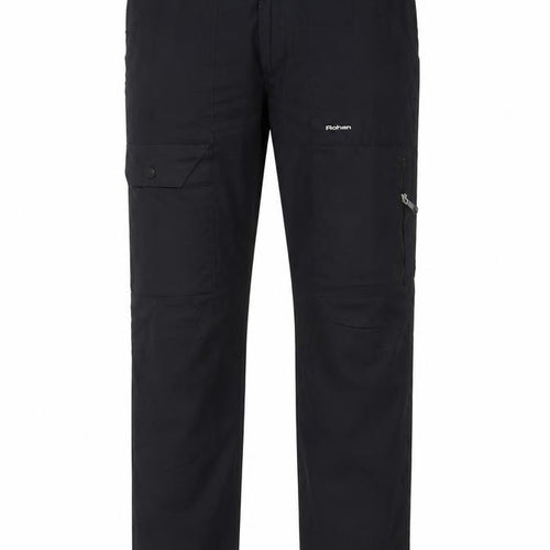 Rohan Men’s Black 32R Cargo Trousers Straight Leg Multi Pocket