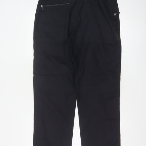 Rohan Men’s Black 32R Cargo Trousers Straight Leg Multi Pocket