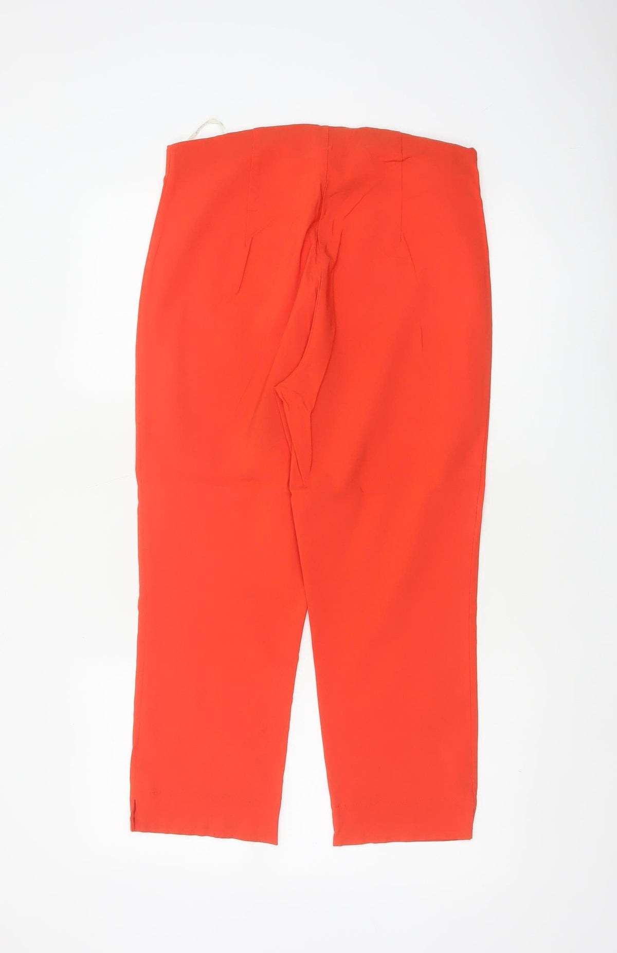 Roman Women's Orange Size 16 Straight Leg Smart Trousers Pockets