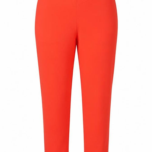 Roman Women's Orange Size 16 Straight Leg Smart Trousers Pockets