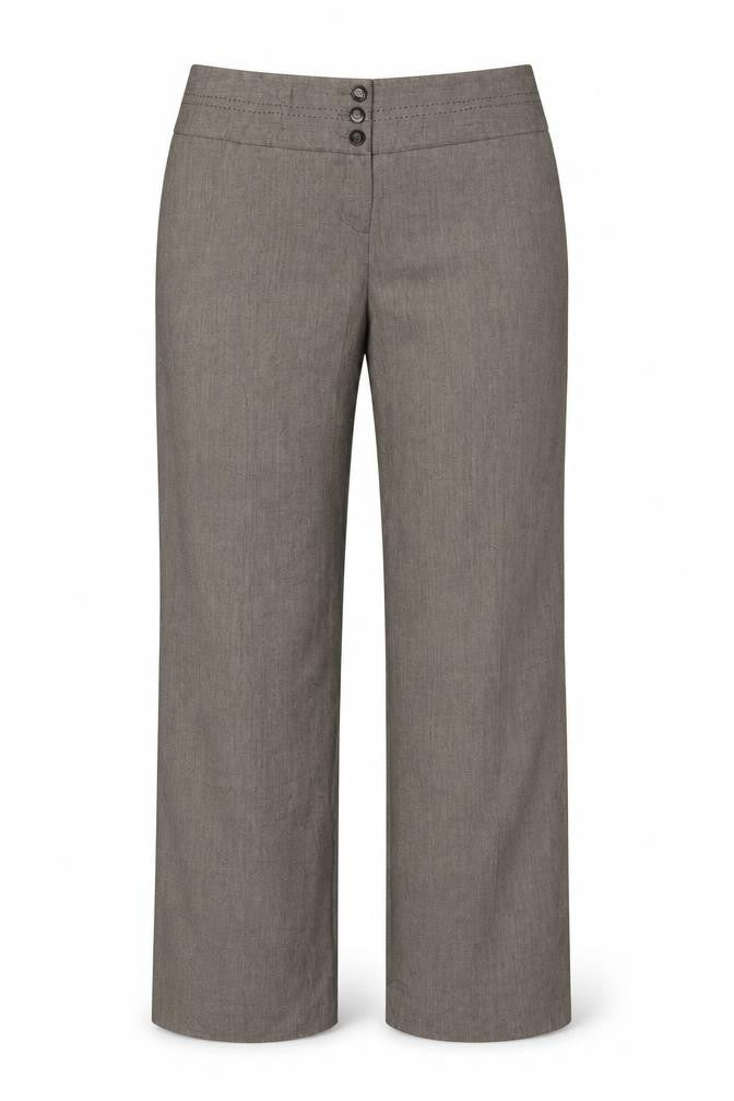 Marks and Spencer Autograph Women Brown UK 18 Straight Dress Trousers