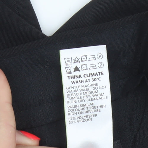 Marks & Spencer Men’s Black 36 Regular Straight Dress Trousers
