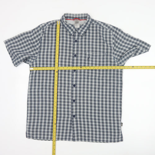 The North Face Men’s Multicoloured Check Short Sleeve Button-Up Shirt M