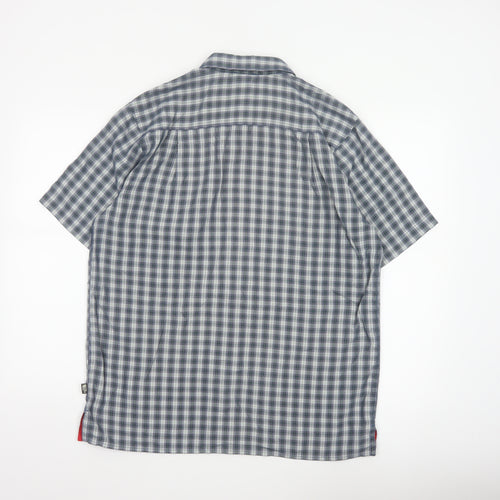 The North Face Men’s Multicoloured Check Short Sleeve Button-Up Shirt M