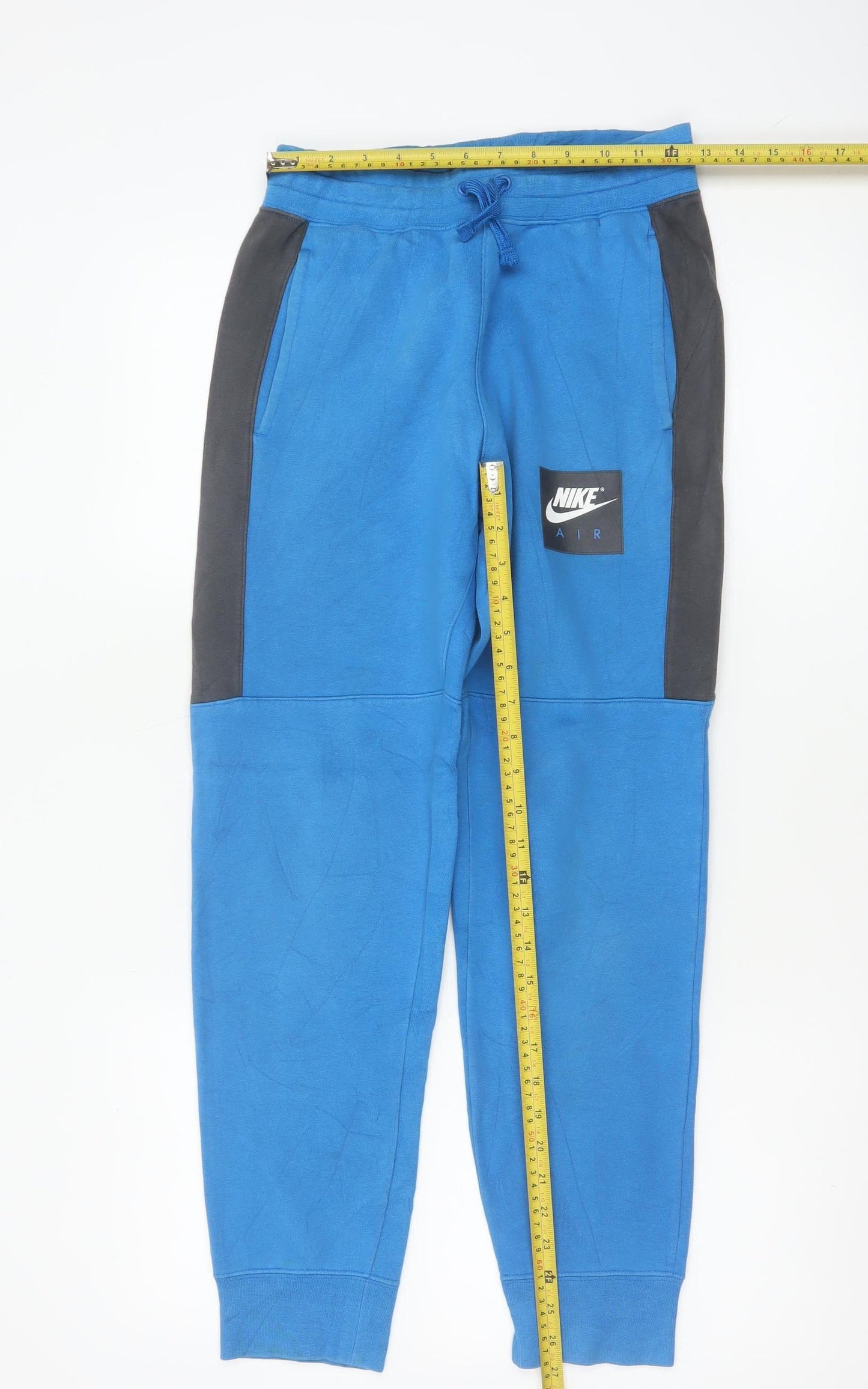 Nike Boys Blue Grey XL 13-15 Years Air Fleece Jogger Sweatpants