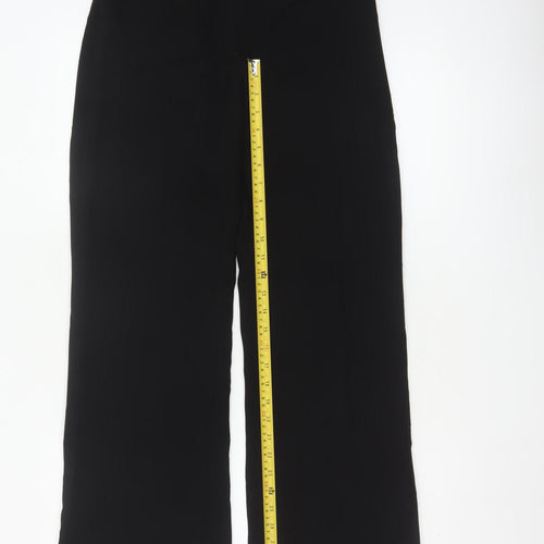 Florence & Fred Women's Black Size 8 Short Wide Leg Tailored Trousers