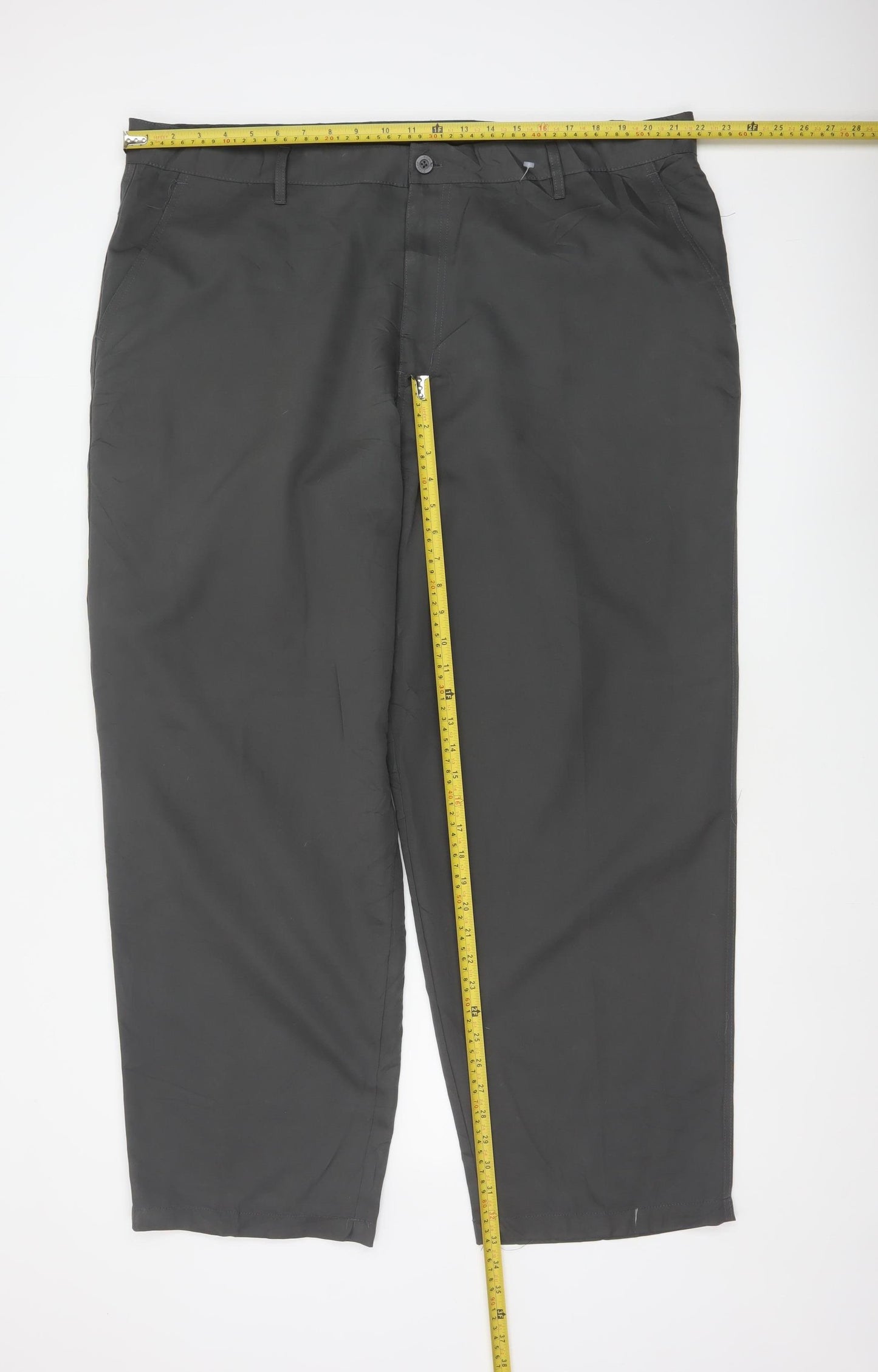 Dunlop Sport Men's Black 44W Regular Straight Golf Trousers