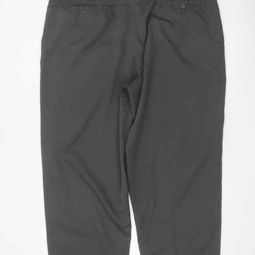 Dunlop Sport Men's Black 44W Regular Straight Golf Trousers
