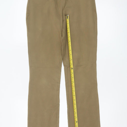 Women with Control Women Brown S High Rise Bootcut Shaping Leggings
