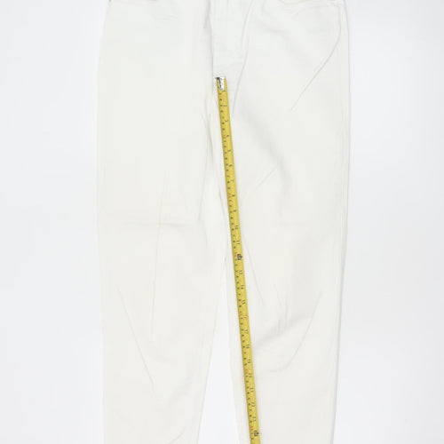 Country Casuals Women Ivory UK 10 Tapered Stretch Trousers